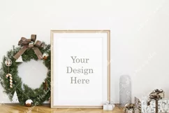 Christmas Frame Mockup PSD JPG PNG Product Image 1