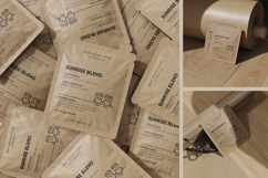 Kraft Sachet Packaging Mockup Product Image 1