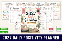 2027 Daily Positivity Planner Product Image 1