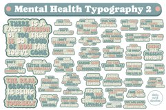 Mental Health Typography Statement Version 2 Product Image 1