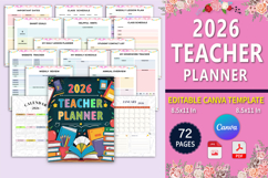 2026 Teacher Planner Canva Product Image 1