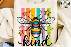 Be Kind Bee Preppy Striped PNG Product Image 1