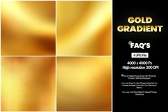 Gold Gradient Square Coaster - 04 Variations Product Image 1
