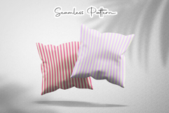 Vintage Pastel Stripe Seamless Art Product Image 2