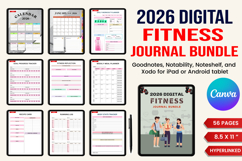 2026 Digital Fitness Journal Bundle Product Image 2