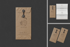 DL Kraft String-Tie Envelope Mockup Product Image 1