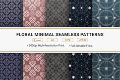 Floral Minimal Seamless Patterns Product Image 1