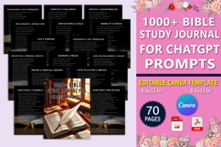 1000 Bible Study Journal ChatGPT Prompts Product Image 1