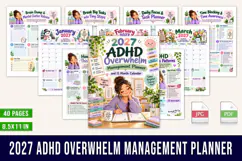 2027 ADHD Overwhelm Management Planner Product Image 1
