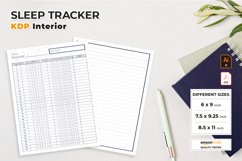 Sleep Tracker, KDP Interior Template Product Image 1