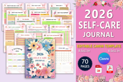 2026 Self-Care Journal Canva Product Image 1