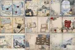 Inside Island Post Office Junk Journal Kit| Junk Journal Product Image 2