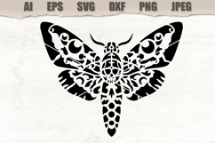 Stencil Death Moth Product Image 1