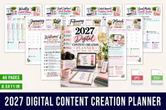2027 Digital Content Creation Planner Product Image 1