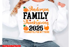 Thanksgiving 2025 PNG Funny Matching Crew Shirts,Family Product Image 2