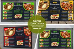 Digital Food Menu Design Template Product Image 1