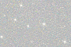 Silver glitter background with sparkling stars Product Image 1