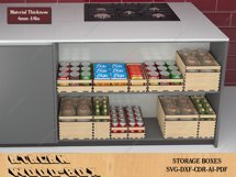 Kitchen Storage Boxes / Cupboard Organise Stackable Box SVG Product Image 2