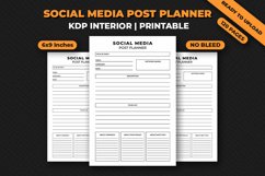 Social Media Post Planner KDP Interior Product Image 1