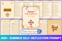 Summer Self-Reflection Prompt Planner Product Image 1