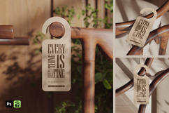 Door Sign Hanger Mockup Product Image 1