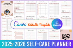 2025-2026 Self-Care Planner Product Image 1