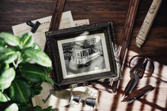 Old Photo in Frame Vintage Scene Mockup Product Image 1