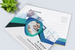 Postcard Layout with Blue Accents Product Image 2