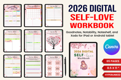 2026 Digital Self-Love Workbook Product Image 1