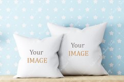 Mockup White Pillow in JPG | Craft Mockups Product Image 1