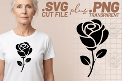 4x Floral SVG Rose Botanical PNG EPS Cut Files Cricut DIY Product Image 2
