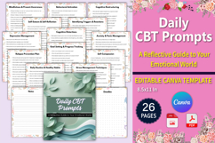 Daily CBT Prompts for Emotional Wellness Product Image 1