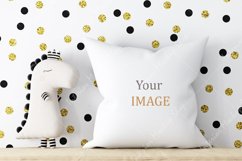 Mockup White Pillow in JPG | Craft Mockups Product Image 1