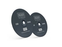 Compact Disc CD DVD Mockup Template Bundle 2 Product Image 10
