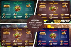 Digital Food Menu Design Template Product Image 1