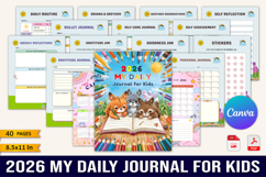 2026 My Daily Journal for Kids Product Image 1