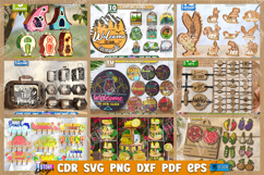 450 Summer&amp;Camping Mega Bundle Laser Cut, Summer Quotes SVG Product Image 2
