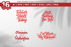 Valentine Love Quotes SVG Bundle Product Image 3