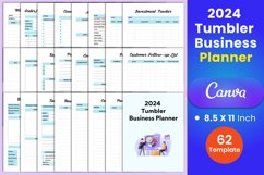 2024 Tumbler Business Planner Canva Product Image 1