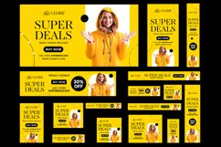 Super Deals Shopping Offer Web Banner Ads Design Product Image 1