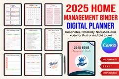 2025 Digital Home Management Binder Product Image 1