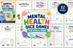 Mental Health Dice Games for Kids & Teens Product Image 1
