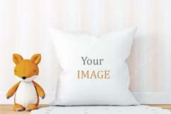 Mockup White Pillow in JPG | Craft Mockups Product Image 1