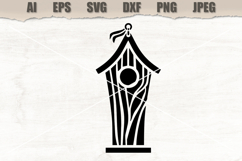 Stencil Rustic Birdhouse Product Image 1