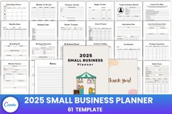 2025 Business Planner Canva Product Image 1