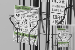 Rotating Wire Display with Flyer Mockup Product Image 1
