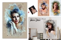 Abstract Watercolor Portrait Effect Product Image 1