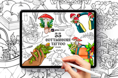 55 Cottagecore &amp; Fairycore Procreate Stamp Brushes Product Image 1