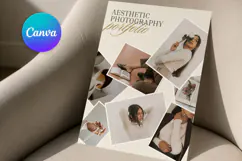 Stacked Photo Collage Editable Canva Template Product Image 1