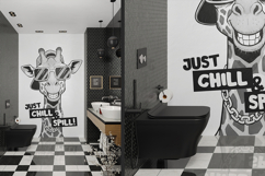 Bathroom Wall Poster Mockup Product Image 1